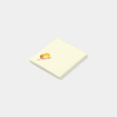 Mooie gele vogel aquarel post-it® notes (Schuin)