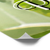 Mooie Gele Zonnebloem onder het Afbeelding van de  Poster (Hoek)