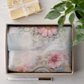 Mooie Gemengde Media in Zachte Pinks en Blues Tissuepapier (Geschenk)