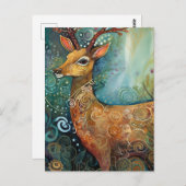 Mooie, gemengde medialer briefkaart (Voorkant / Achterkant)