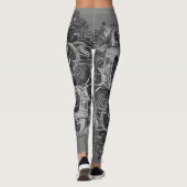 Mooie geometrische all-patterned leggings (Achterkant)