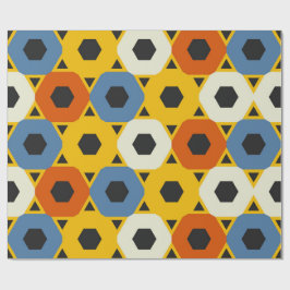 Mooie geometrische patroon cadeaupapier