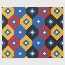 Mooie geometrische patroon cadeaupapier