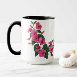 Mooie Gepersonaliseerd Floral Magic Coffee Mok