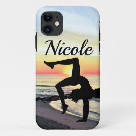 MOOIE GEPERSONALISEERDE GYMNASTIEK iPhone 11 HOESJE