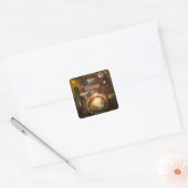 Mooie gepersonaliseerde Steampunk Stickers (Envelop)