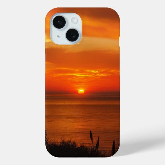 Mooie gepersonaliseerde strand bij zonsondergang l Case-Mate iPhone case (Achterkant)