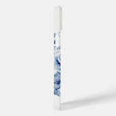 Mooie gepersonaliseerde Waterverf blauwe Rozen Case-Mate iPhone Case (Achterkant / Rechts)