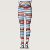 Mooie gestreepte legging lang (Voorkant)