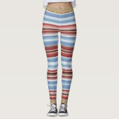 Mooie gestreepte leggings lang (Voorkant)