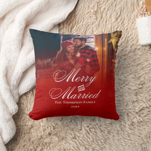 Mooie Getrouwde Aangepaste Koppel Naam Datum Moder Kussen (Deken)