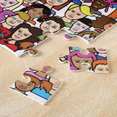 Mooie gezichten legpuzzel (Zijkant)