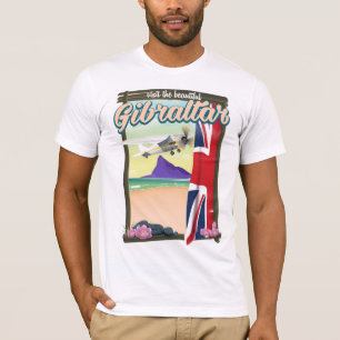 Mooie Gibraltar Reisposter T-shirt