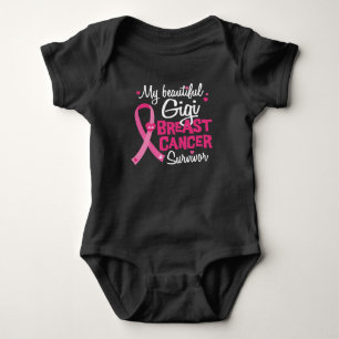 Mooie Gigi Great Grandma Breast Cancer Romper