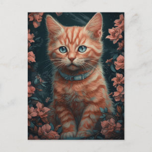 Mooie Ginger Kitten Briefkaart