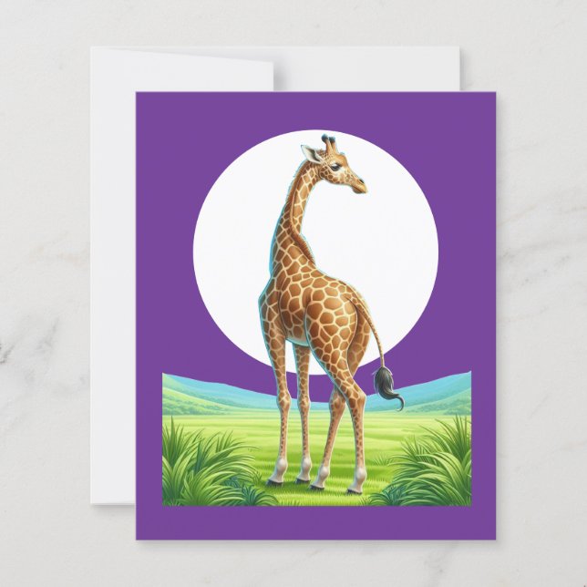 mooie giraffe (Voorkant)
