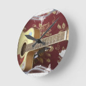 Mooie gitaar met een Afrikaans motief Ronde Klok (Hoek)