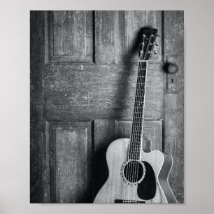 Mooie gitaar poster