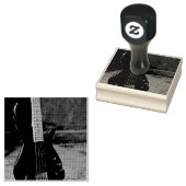 Mooie gitaar 	rubberstempel (Gestempeld)