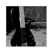 Mooie gitaar 	rubberstempel (Afrduk)