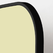 Mooie, gladde grijze hond is een ster pickleball paddle (Links Detail)