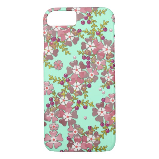 Mooie glazen bloemen Hoesje-Mate iPhone draagtas Case-Mate iPhone Case (Achterkant)