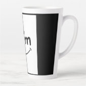 Mooie glimlach Latte Mok (Rechts)