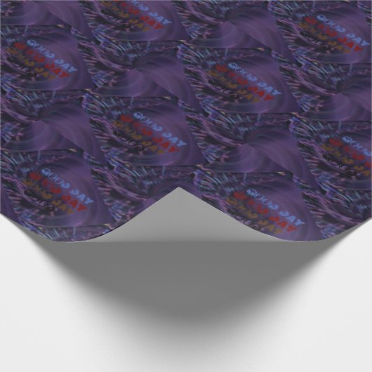 Mooie GOEDE DAG ZWART PAARS Cadeaupapier (Hoek)