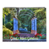 Mooie goede Vibes-tuinen Kalender (Hoes)