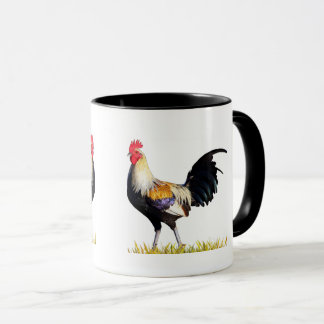 Mooie Golden Duckwing American Gamcock Rooster Mok