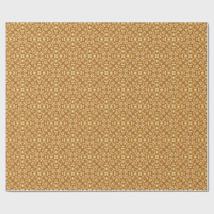 Mooie gouden abstracte patroon cadeaupapier