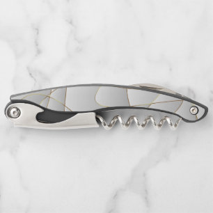 Mooie gouden lijnen kurkentrekker