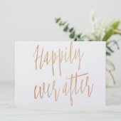 Mooie gouden roos "Gelukkig ooit daarna" (Staand voorkant)