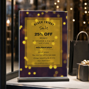 Mooie Gouden Vonken uitverkoop promotie Flyer