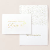 Mooie goudfolie, jij bent onze ambtenaar folie kaarten (Display)