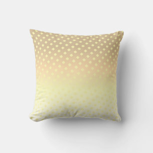 Mooie goudgele witte diamanten cushion kussen