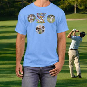 Mooie Grappige Citaten Leeuw Voetbal Vader Foto T-shirt