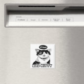 Mooie grappige coole kat 1 magneet (Insitu (Vaatwasser))