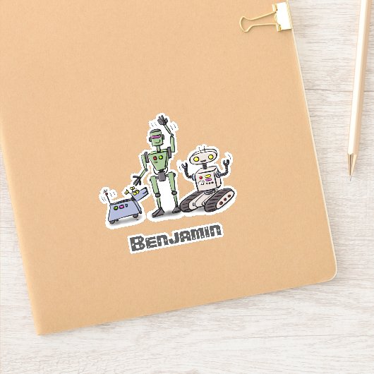 Mooie, grappige illustratie van de cartoon van rob sticker (Notitieboek)