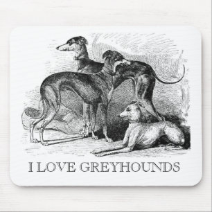 Mooie Greyhounds Muismat