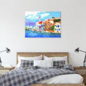 Mooie Griekenland canvas kunst (Insitu (Slaapkamer))