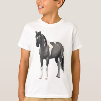 Mooie Grijze Pinto Grulla Verf Paardenhengst T-shirt