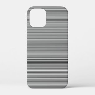 Mooie grijze strepen iPhone 12 mini hoesje