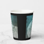 Mooie Grijze Wolf in een Donker Bos Papieren Bekers (Links)