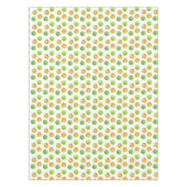 Mooie groene appels op witte tablet tafelkleed (Voorkant)