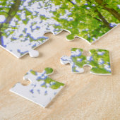 Mooie groene boom legpuzzel (Zijkant)