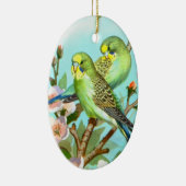 Mooie groene budgetten keramisch ornament (Rechts)