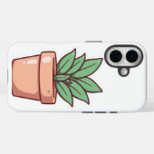 “Mooie Groene Cactus Pot Mobiele Hoes – Esthetisch (Achterkant (horizontaal))