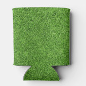 Mooie groene grastextuur vanaf golfbaan blikjeskoeler (Achterkant)