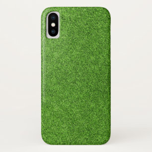 Mooie groene grastextuur vanaf golfbaan iPhone x hoesje